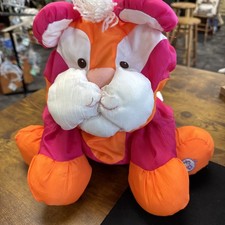 Vtg Fisher Price Puffalump Pink Orange Tiger Wild Thing 18  1987
