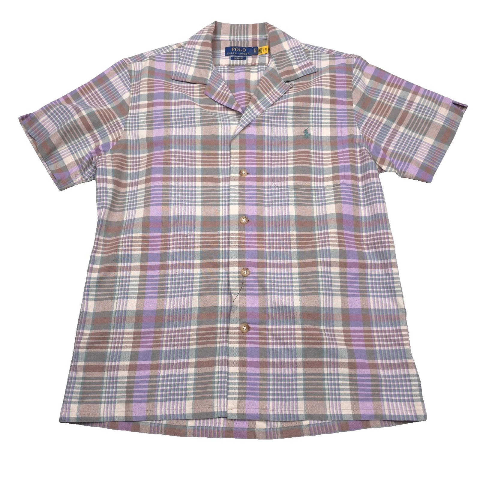 Polo Ralph Lauren Short Sleeve Oxford Camp Shirt Mens Large Classic Fit Plaid
Opens in a new window