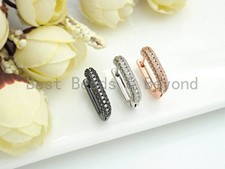 CZ Double Row Huggie Earring, Sku J251