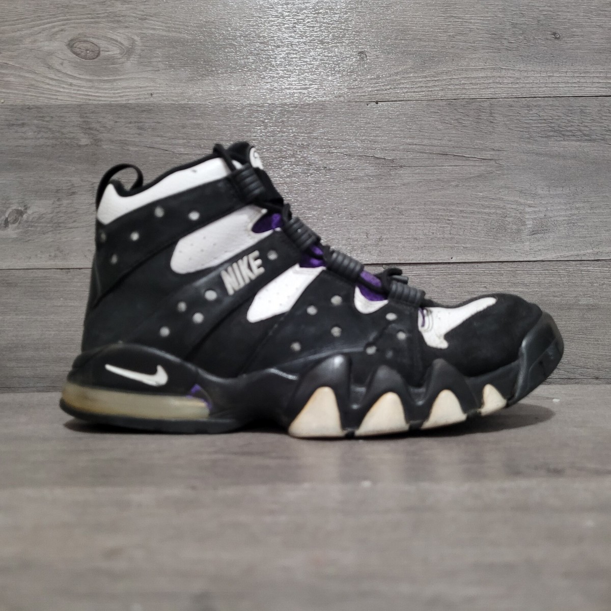Nike Air Max 2 CB Basketball Shoes Black Purple Men's Size