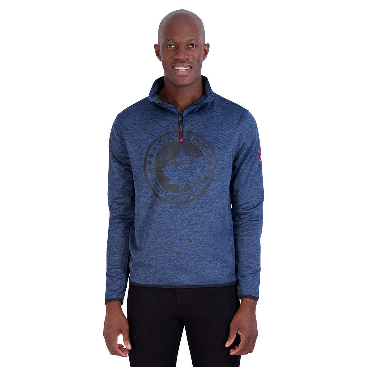 BIRDS OF CONDOR 1/4ジップ フリース セーター スウェット Canada Weather Gear Men's 1/4 Zip Birdseye Sweater - XXL