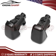 For Ford F-350 2pcs Front Hood Windshield Washer Wiper Nozzle Sprayer Arm Jet