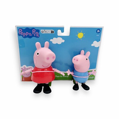 Peppa Wutz 2 Figuren Pack PEPPA & GEORGE Playtime Fun 13cm Pig - NEU & OVP