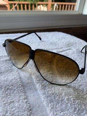 Carrera Porsche Design Sunglasses folding black frame aviator