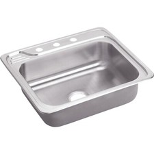 Elkay ECC25223 Sink, Three-Hole, Stainless Steel