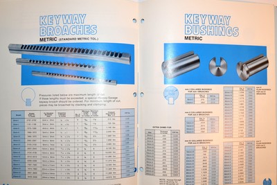 HASSEY-SAVAGE BROACHES CATALOG #RR1002 guide keyway bushing hexagon square  data | eBay