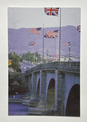 The Historic London Bridge Lake Havasu City Arizona Postcard Unposted