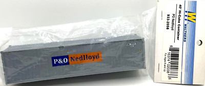 HO WALTHERS 933-2058 40' HI-CUBE CONTAINER P&O NEDLLOYD