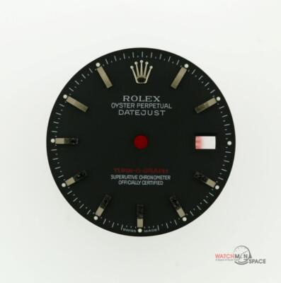Original Men's Rolex Datejust Turn-O-Graph 116264 Black Stick Dial Stainles #D37
