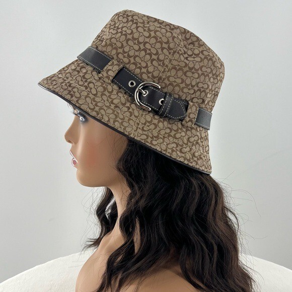 Coach Mini Signature Logo Bucket Hat | eBay display picture 2