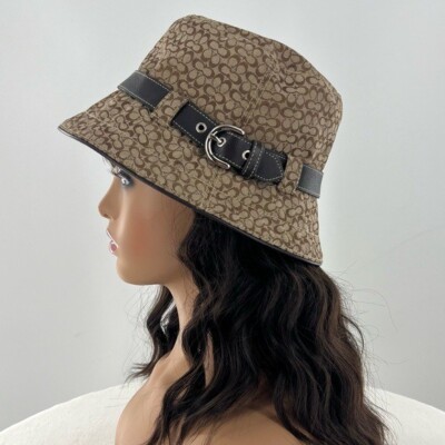 Coach Mini Signature Logo Bucket Hat Coach - Signature Denim Bucket Hat - Size | Mercari main image 3