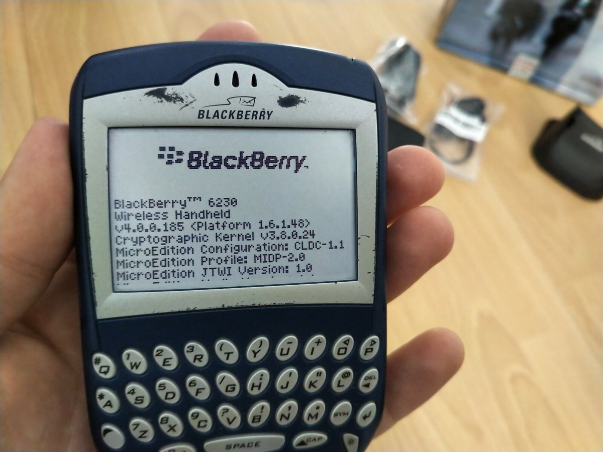 RARE BlackBerry 6230 Blue (Unlocked) Smartphone collectors