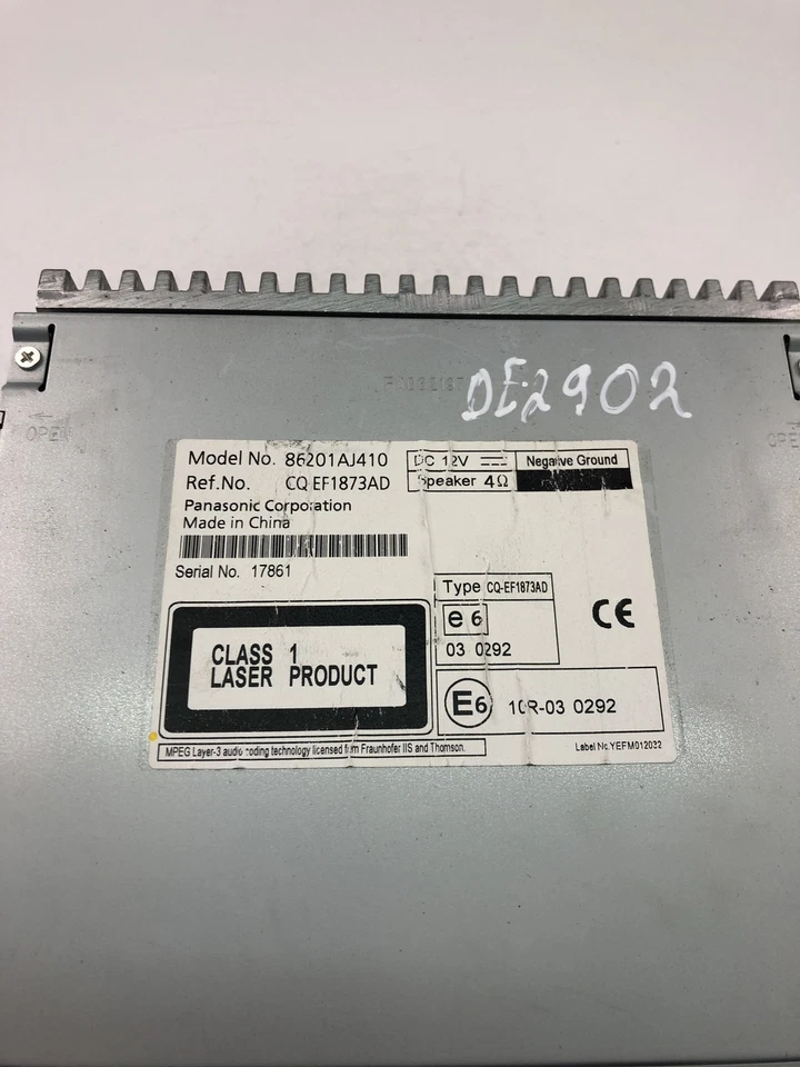 SUBARU LEGACY V BM Musik-Player ohne GPS 86201AJ410 2010 21902958 - Bild 4 von 4