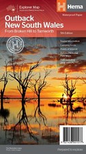 Outback New South Wales 4WD Explorer Map - Hema - 1:1100K | 5th Edition 2013