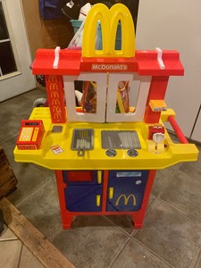 Mcdonalds Drive Thru Playset Kitchen With Food Vintage Ebay