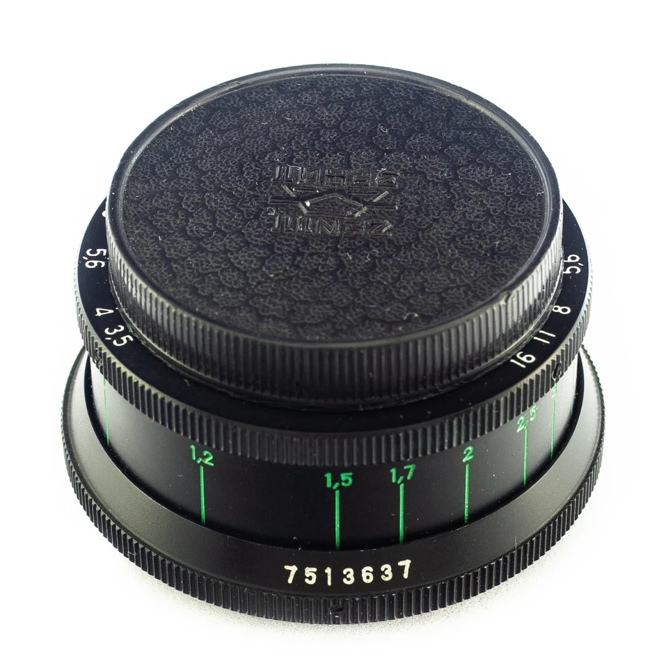 Soviet Lens INDUSTAR  50 - 2 (50 mm f/3.5) copy Tessar mount m42  Zenit Praktica - Image 3 of 4