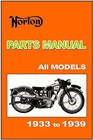 NORTON Parts Manual All Models 1 ES2 CS1 & 30 1933 1934 1935 1936 1937 1938 1939