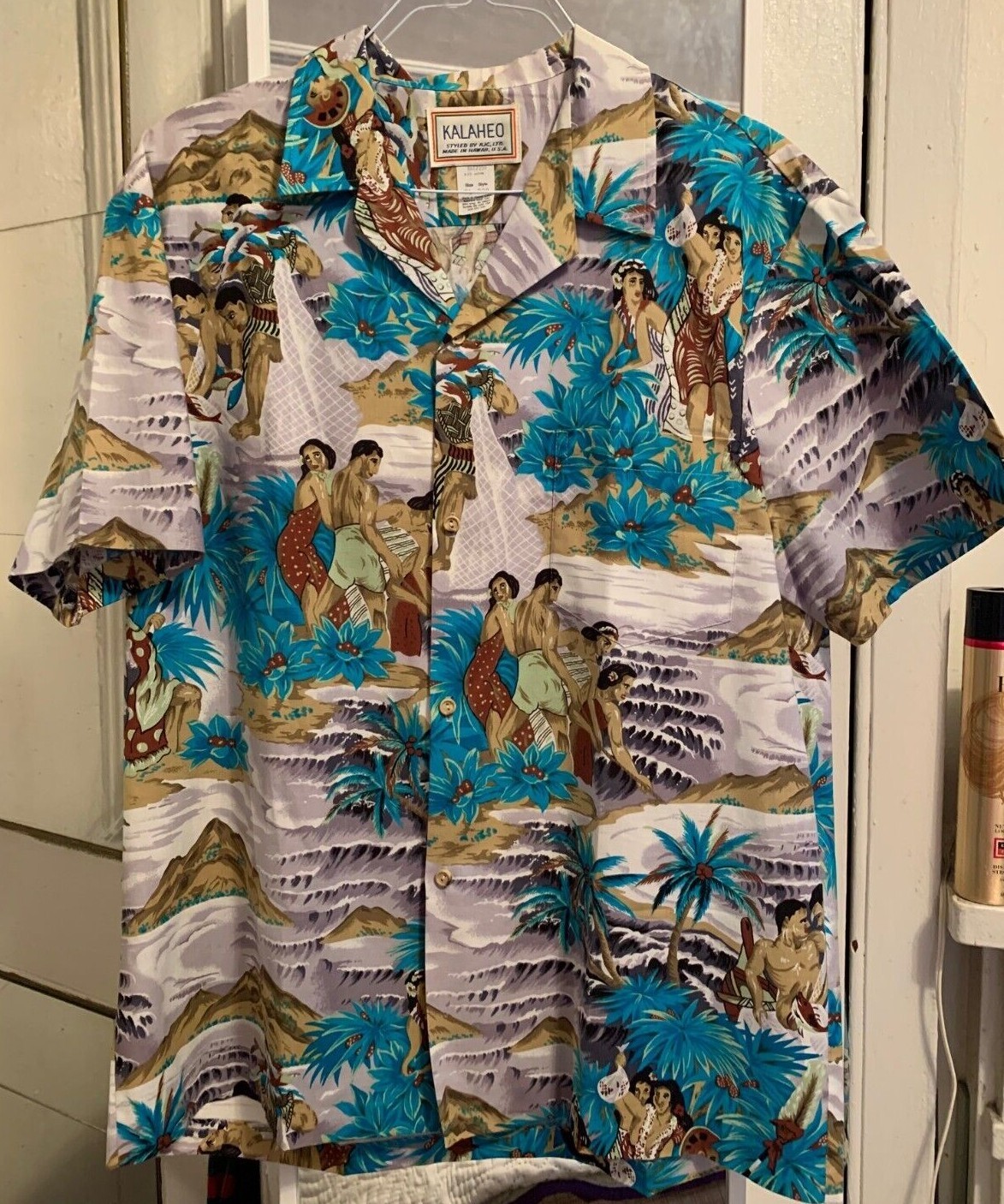 Rare Kalaheo Kamehameha Hawaiian Aloha Shirt Avanti … Gem