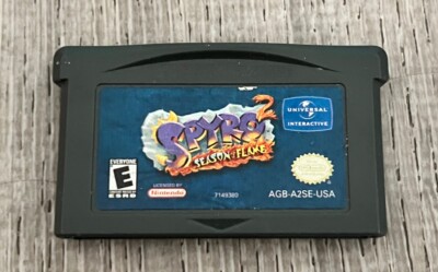 Spyro 2: Season of Flame (Nintendo Game Boy Advance, 2002) Cartridge Only Tested