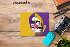 Wario Waluigi Mouse Pad Non-Slip Computer Gaming Laptop PC Retro NES N64 Wah New