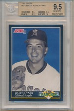 1991 Score Wally Joyner The Franchise (#873) (Subs 1-10/3-9.5's) BGS9.5 BGS