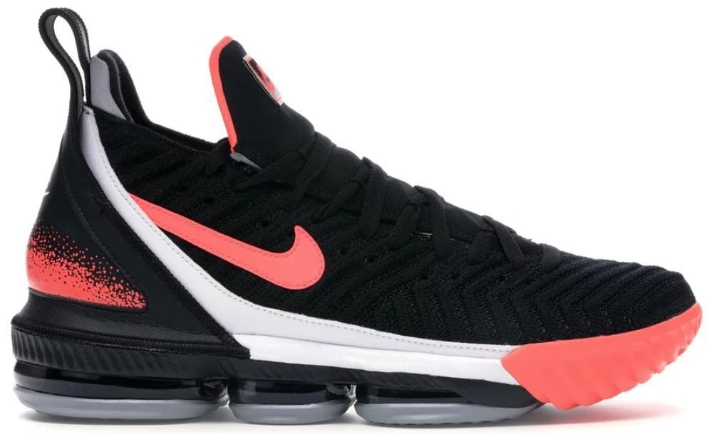 New Men’s Nike LeBron 16 Air Tech Challenge Hot Lava Size 8/9.5w CI1621-100 Size 9.5 - Nike LeBron 16 Air Tech Challenge Hot Lava White  main image 2