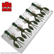 Bait DIY Fishing Mold Soft Plastic Baits Lure Plastisol Bass BellowsCraw