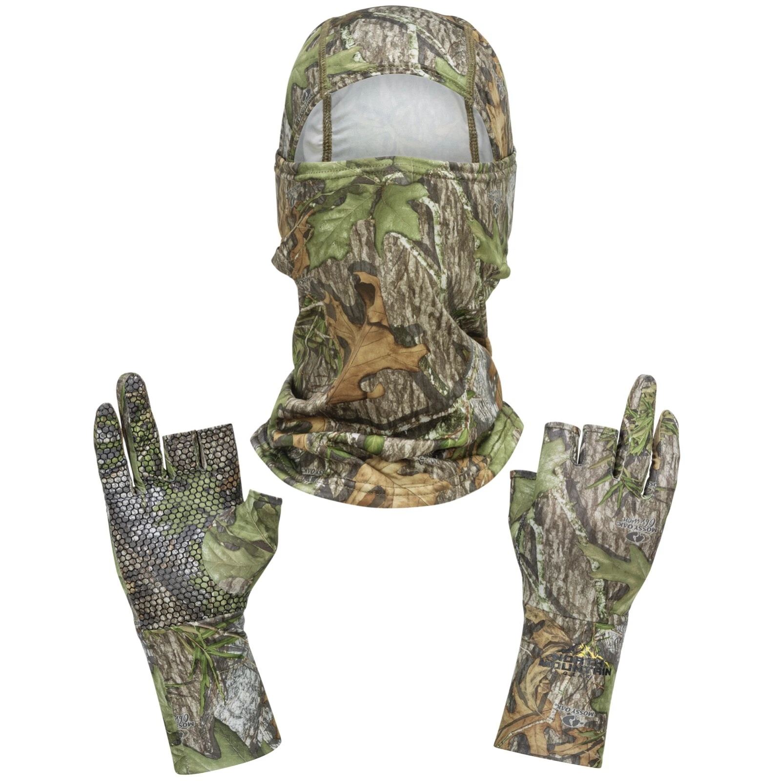 North Mountain Gear Mossy Oak Obsession Balaclava & Fingerless Gloves