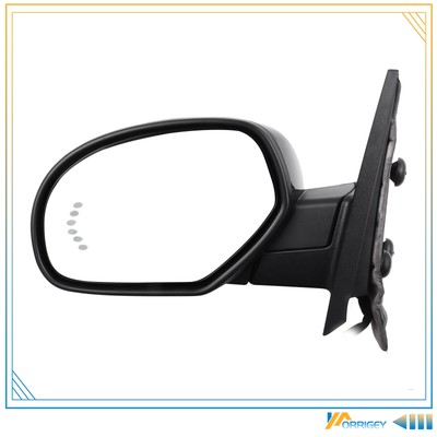 Power Heated Puddle Light Arrow Light Memory Towing Mirror For 07-13 Chevy GMC