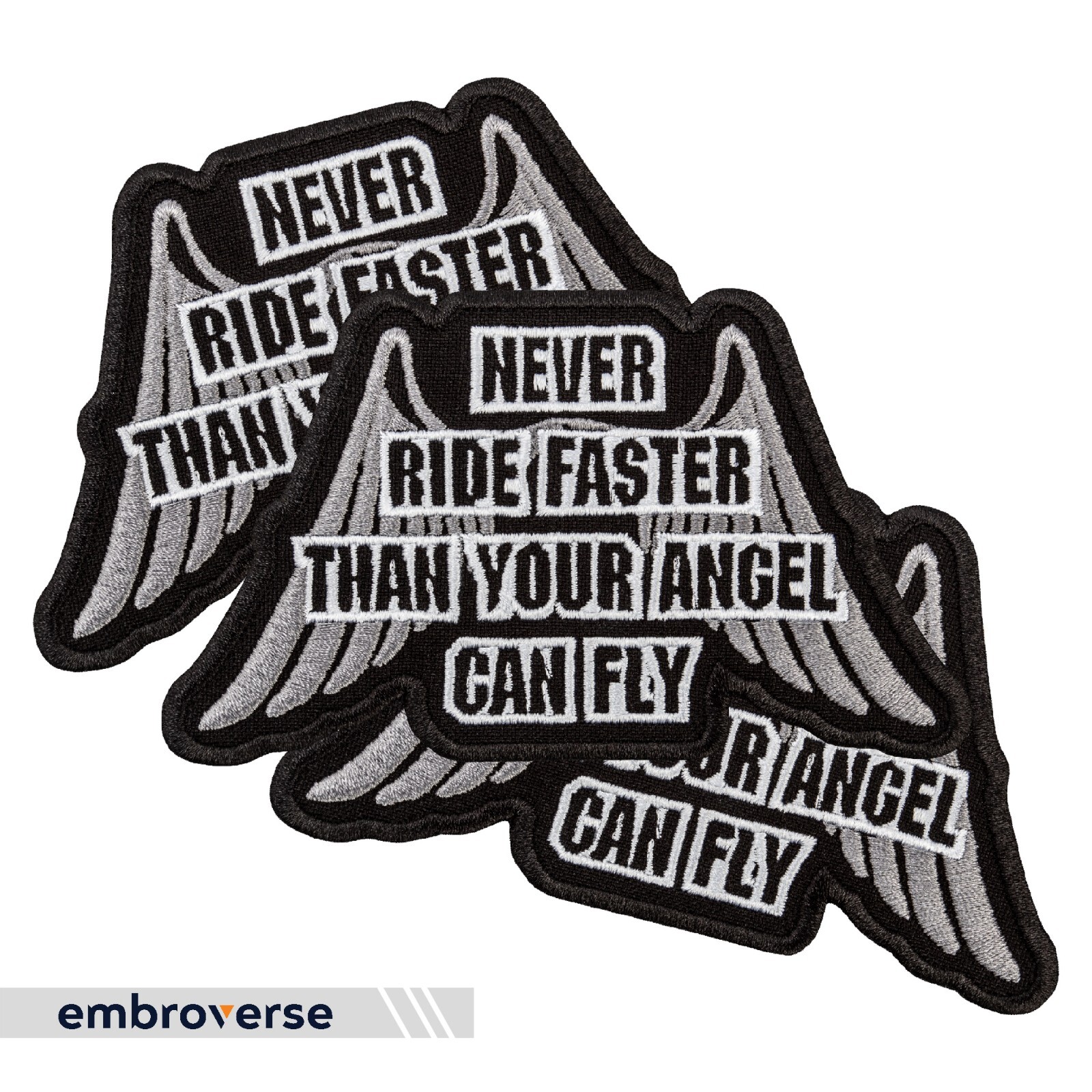 Never Ride Faster Than Your Angel Can Fly Motorcycle Biker Bell With Bell Hanger - Foto 7