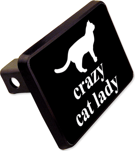 crazy cat lady Trailer Hitch Cover Plug Funny Animal Pet Novelty | eBay crazy cat lady Trailer Hitch Cover Plug Funny Animal Pet Novelty | eBay