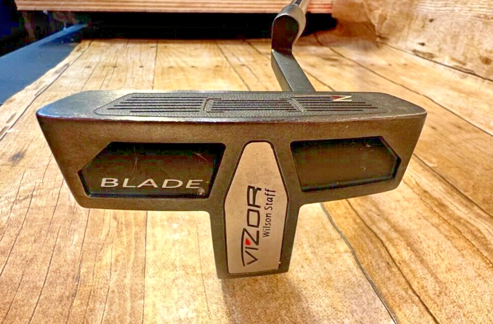 WILSON STAFF VIZOR BLADE PUTTER R FLEX RH STAHL WINN JUMBO GRIP 34" ⛳GUC⛳ - Bild 2 von 4