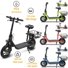 Sports Lithium Electric Scooter Adult Folding E-bike Electric Moped 36v 450w USA