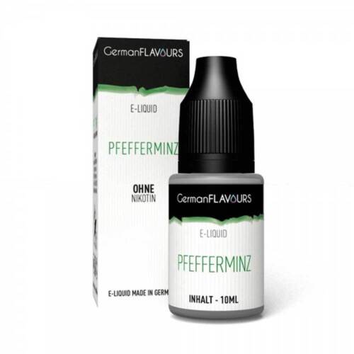E Liquid GermanFlavours Pfefferminz 10ml ohne mit Nikotin Minze Mint Peppermint - Bild 2 von 5