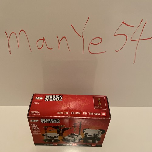 LEGO BRICKHEADZ: Chinese New Year Pandas (40466) New And Sealed - Picture 2 of 4