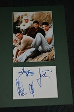 98 DEGREES signed autograph 20x30 cm in person mat US BOYBAND