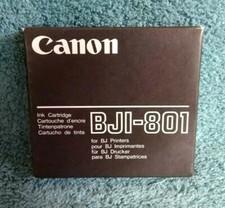 New Genuine Canon BJI-801 Black Ink Cartridge - Sealed