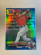 Nonie Williams 2017 Bowman Draft Chrome Blue Refractor /150 BDC-153 Angels