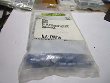 16-14 AWG Blue Nylon Insulated Quick Connect-Double Crimp Male Disconnect QTY 50