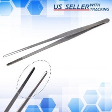 Stainless Steel Cooking Tongs Tweezers 12 inch Long Cooking Kitchen Tool
