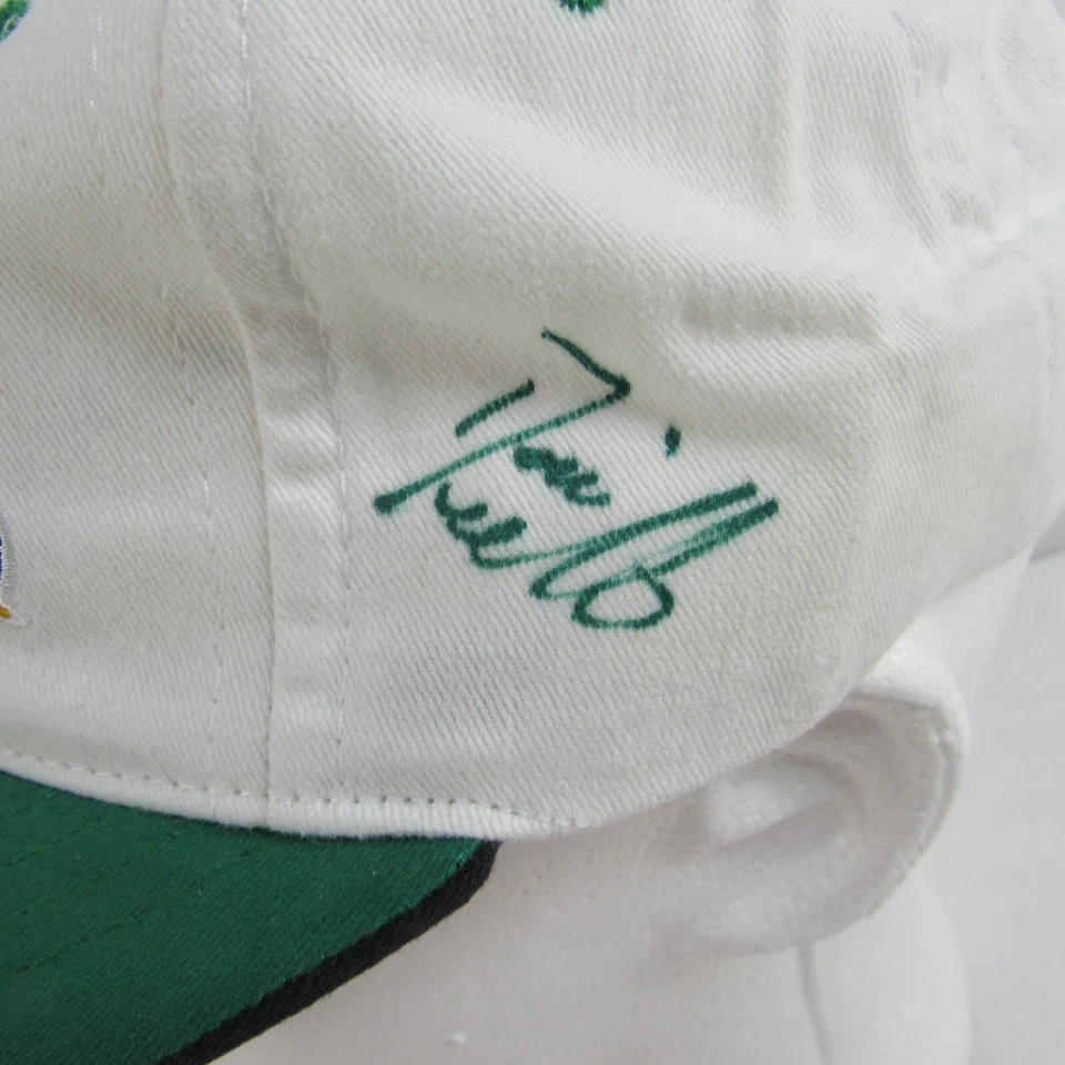 Sombrero firmado Team Kool Green #26 Paul Tracy #27 Dario Franchitti correa ajustable Foto 3 de 4