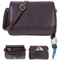 Handtasche Leder Damen Lederhandtasche Alessandro Tasche Florenz 12975 Braun 2+E