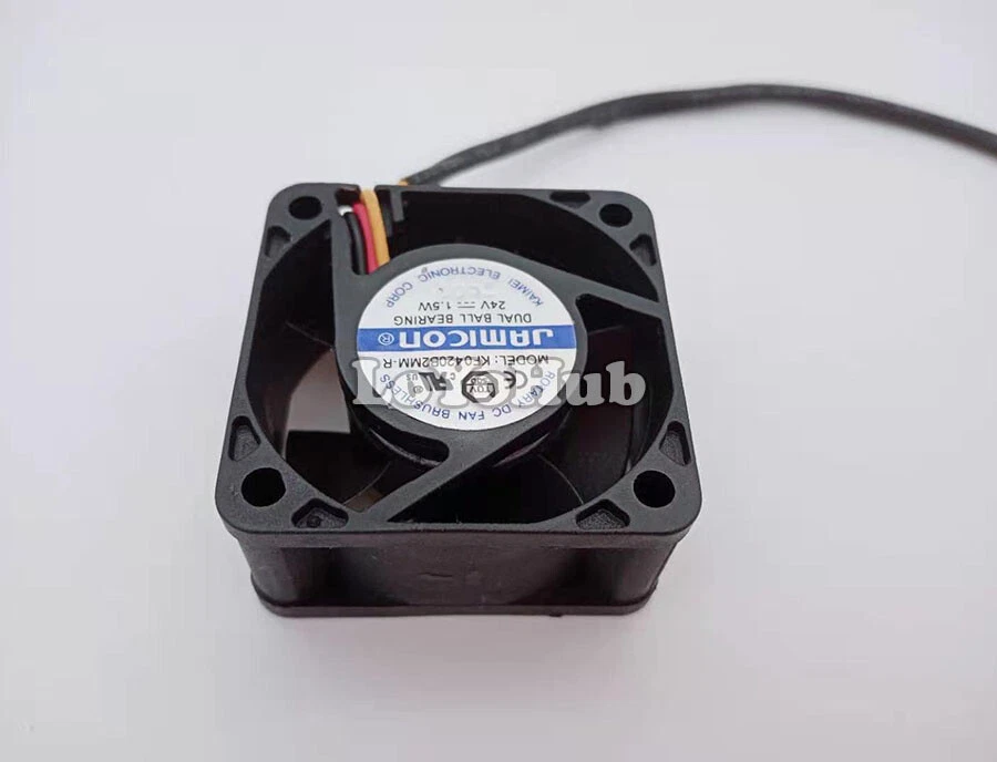 jamicon KF0420B2MM-R cooling Fan DC 24V 1.5W 40X40X20mm 3-wire 3-Pin - Image 2 of 4