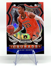 Isaac Okoro 2020-21 Panini Prizm Draft Picks Crusade Hyper #84 RC Auburn