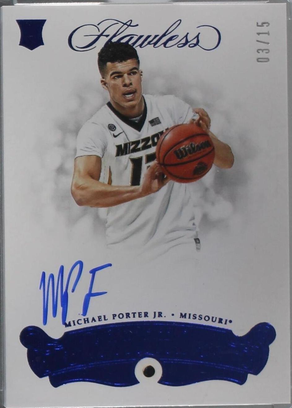 2018-19 Panini Flawless Collegiate - Michael Porter Jr. #105 for