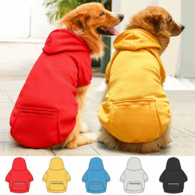 Large Dog Sweater Dog Hoodie Blank Dog Sweatshirt Plain Pet