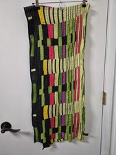 African Style Scarf 66 In. 100 Polyester Copper Key Design