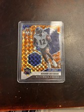 2021 Panini Mosaic Football Rashod Bateman #249 NFL Reactive Orange Prizm RC
