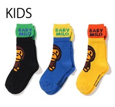 A BATHING APE BAPE KIDS Goods BABY MILO LAYERED SOCKS 2L80384002