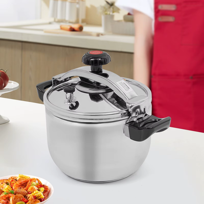 #ad 201 Stainless Steel 9L Silver Pressure Cooker 26*30Cm round Pressure Cooker Ta $133.99